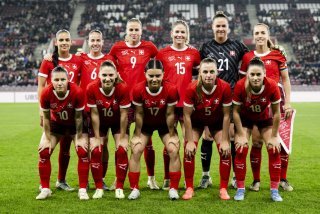 L'équipe de Suisse lors du match amical contre la France du mardi 29 octobre à Genève